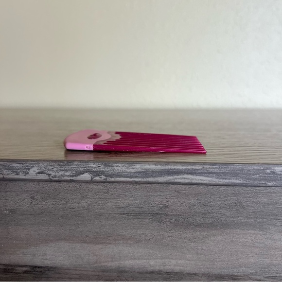 Vintage Goody Hair Pick Lift Comb Non Slip Handle Retro 90s USA Pink - Picture 4 of 12